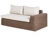 Conjunto de jardim modular 6 lugares em rattan sintético castanho PALERMO_927916