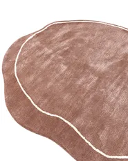 Rug DERA Brown 160 x 230 cm Viscose_1004916