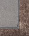 Shaggy Area Rug 200 x 200 cm Light Brown EVREN_758586