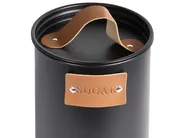 4 Piece Bread Bin and Canister Set REVERIE Iron Black_1069587