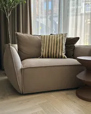 Armchair KUNES Fabric Taupe_991805