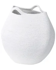 Zestaw 2 koszy PANJGUR Bawełna Biały_846462