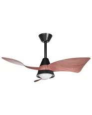 Ceiling Fan with Light HAINES with Remote LED Black_1133358