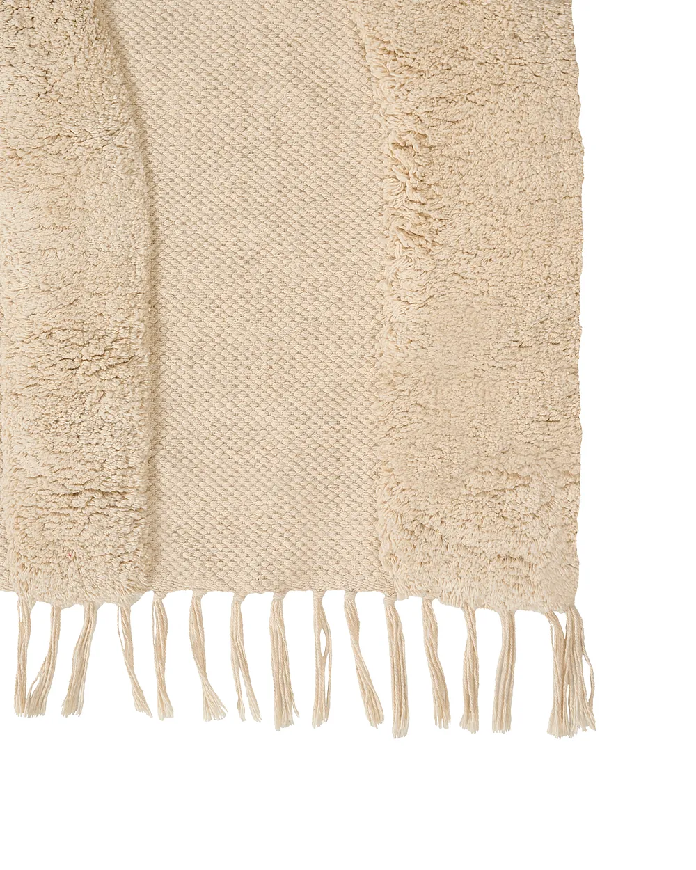 Kids Rug NAKO  Beige 140 x 200 cm Cotton_1135354
