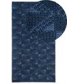 Wool Area Rug 80 x 150 cm Navy Blue SAVRAN_750377