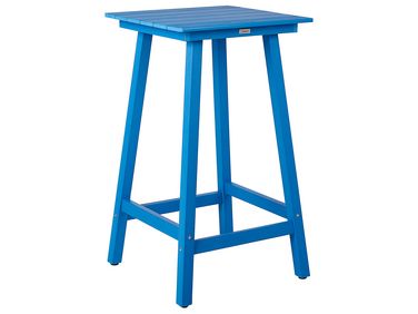 Garden Bar Table 59 x 59 cm Blue ADIRONDACK