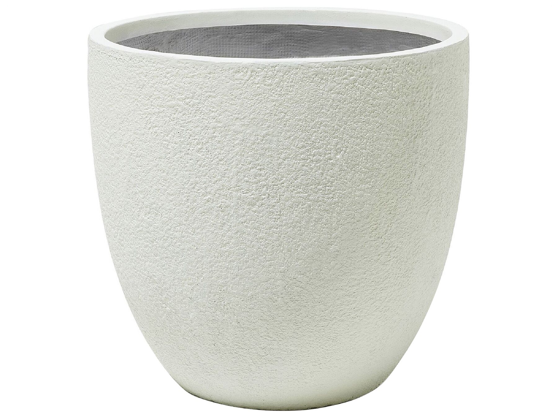 Vaso per piante bianco sporco 55 x 55 x 53 cm KANNIA_853112