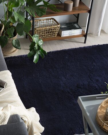 Shaggy Area Rug 200 x 200 cm Blue EVREN