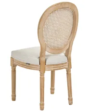 Set van 2 stoelen NIVLOC Hout Lichtbruin/beige_1090754
