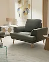 Armchair KILDAL Fabric Green
