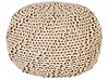 Pouffe PRIENE Cotton Beige