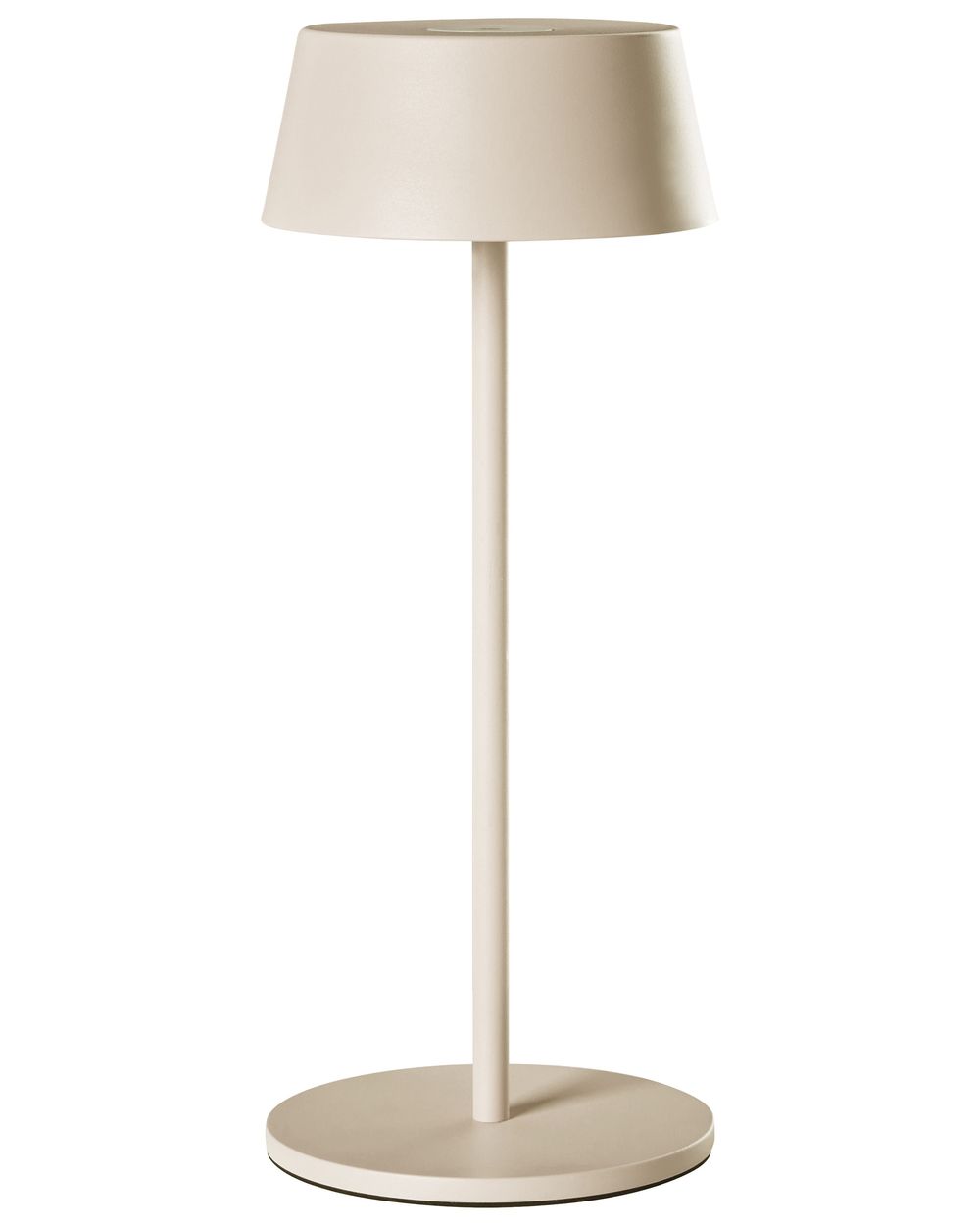 Wireless LED Table Lamp GUDER with Dimmer Metal Beige
