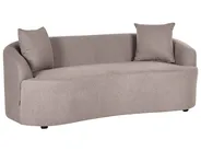 Sofa AMAL mit Ottomane Stoff Taupe_1143360