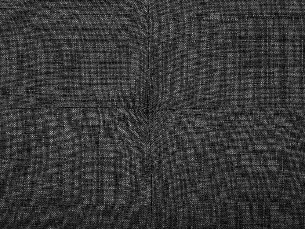 Cama Tecido LA ROCHELLE 160 x 200 cm Cinzento escuro_745016