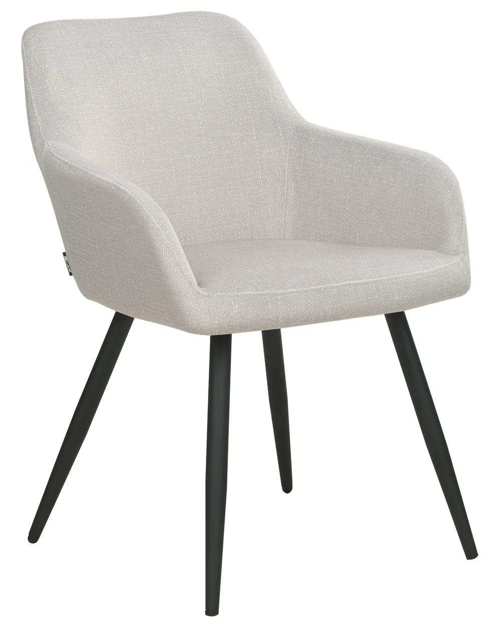 Set of 2 Dining Chairs CASMALIA Velvet Taupe_898890