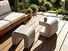 Set di 2 tavolini MOZIA Grigio chiaro