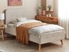 Łóżko tapicerowane 90 x 200 cm beżowe RENNES_707410