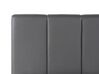 Faux Leather EU Double Size Ottoman Bed Grey DREUX_793187