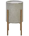 Vaso alto para plantas AUBRIETA 31 cm Metal Cinzento