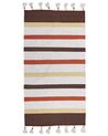 Bavlnený koberec 80 x 150 cm hnedá/béžová HISARLI_836818