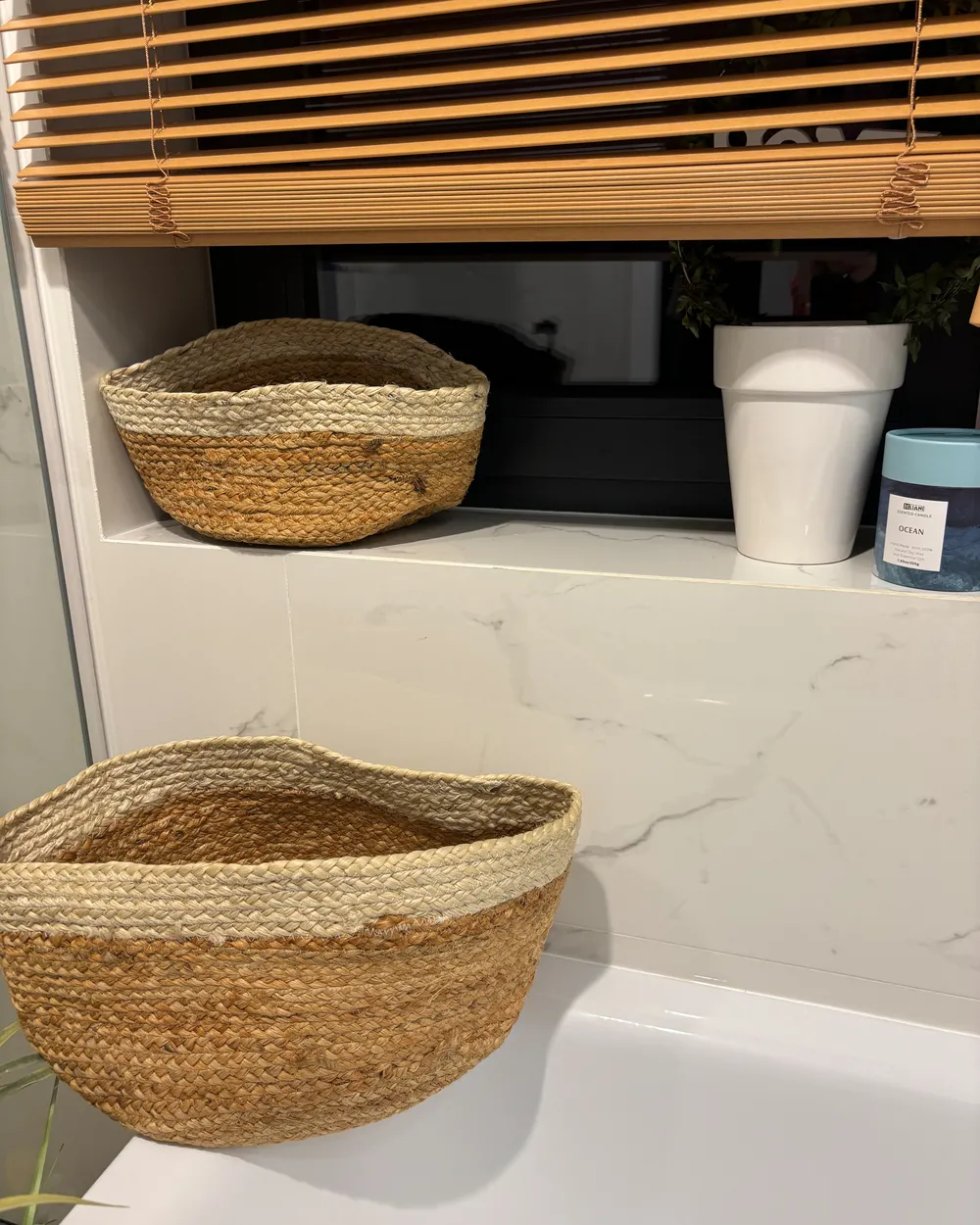 Set of 3 Baskets TAJORI Jute Natural_961718