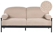 Sofa dla 3 osób PILARNE Boucle Beżowy_1159353