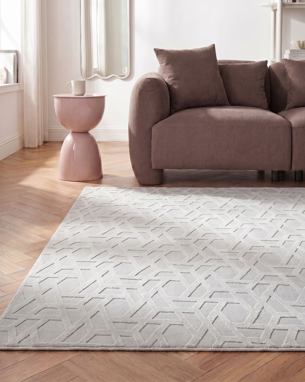 Tappeto ANTERO Grigio chiaro 160 x 230 cm