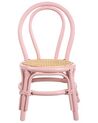 Rattan Kids Chair Pink KALIVIA_931973