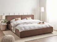 Waterbed Boucle LINARDS 160 x 200 cm (EU King Size) Brown_980563
