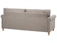 Living Room Set 5 Seater RONNEBY Fabric Light Brown_901473