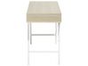 Home Office Set White and Light Wood JENKS/CLARITA_843332