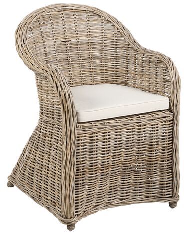 Rattan Garden Chair Natural SUSUA II