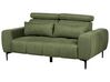 2 Seater Fabric Sofa Green VEGAMO_924766