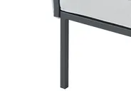 Garden Lounge Set with Table 5 Seater SKALA Metal Light Grey_934659
