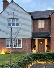 Decorazione per esterni LED PUKSALA 60 cm Albero di Natale Argento_888021