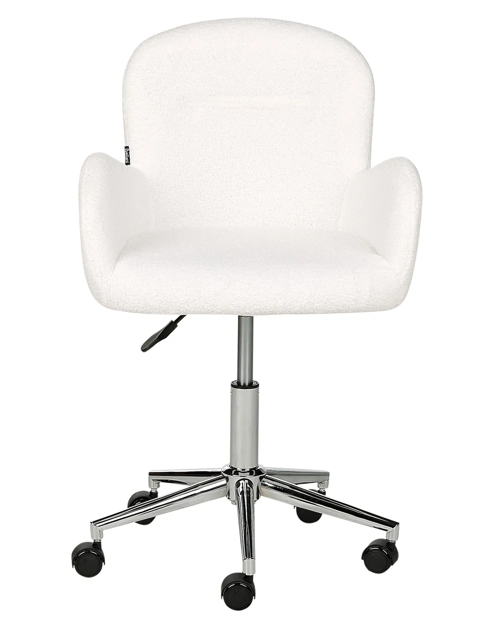 Sedia da scrivania PRIDDY Bouclé Bianco sporco_896653