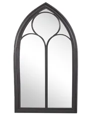 Wall Mirror TRELLY 62 cm 113 cm Metal Black_819024