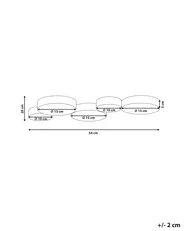 LED Ceiling Lamp LUGA Metal Gold_815669