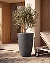 Plant Pot CAMIA 43 cm Black