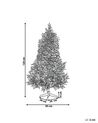 Frosted Christmas Tree Pre-Lit 120 cm Green PALOMAR _813112