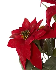 Pianta artificiale CHRISTMAS FLOWER 61 cm Rosso_1174967