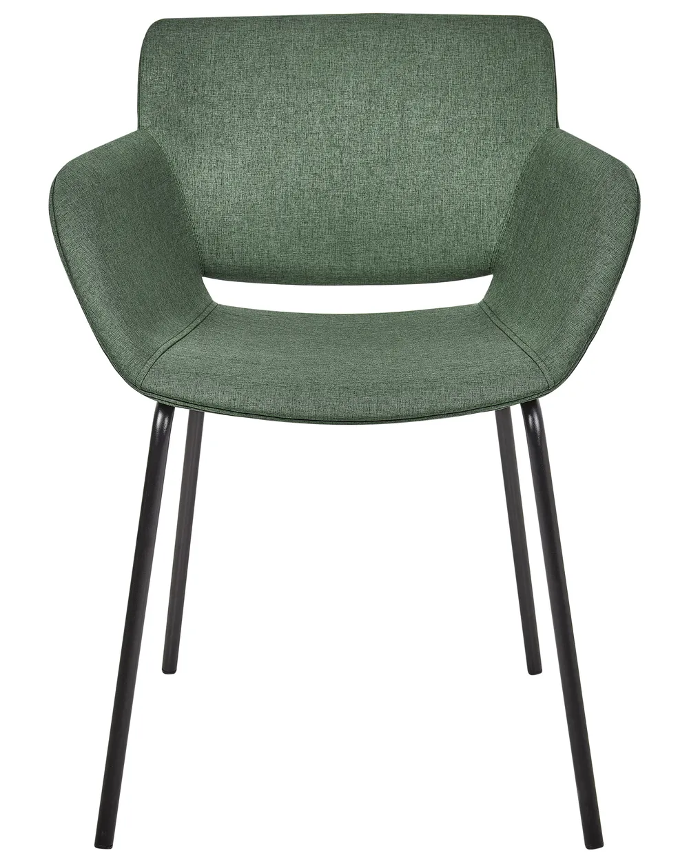 Set di 2 sedie da pranzo AXTEL Tessuto Verde_942523