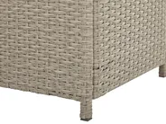 Storage Box MODENA 126 cm 46 cm PE Rattan Taupe_776504