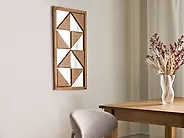 Dekoracja ścienna HIESVILLE 75 cm Drewno jodłowe Jasnobrązowy_1184800