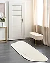 Rug BERANI Light Beige 80 x 250 cm Viscose
