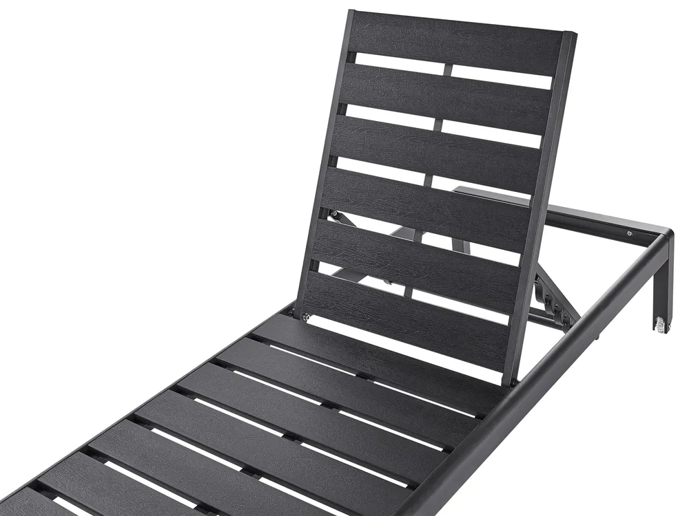 Lettino Prendisole NARDO Metallo Nero_948273