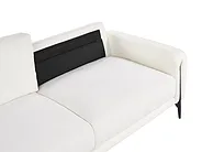 Sofa 3-Sitzer SKARO Chenillegewebe Cremeweiß_1155800