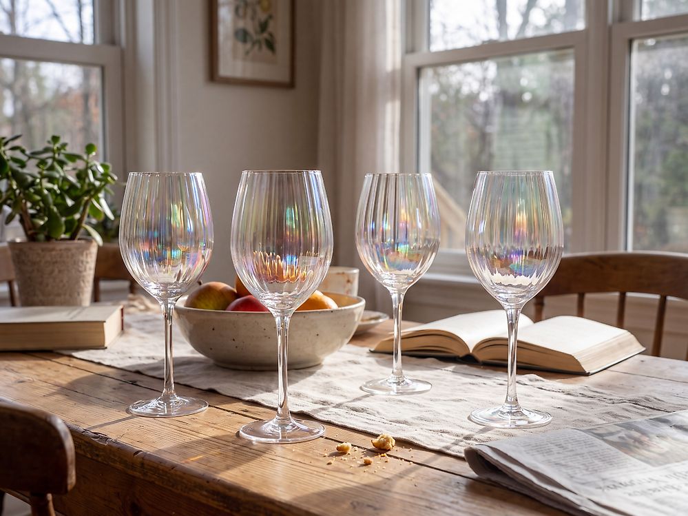 Weingläser 4er Set MORGANITE 530 ml Transparent