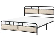 Bed Metal BREUILLET 160 x 200 cm Black_1033485