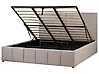 Ottoman Bed CASTELNAVET Fabric Taupe 180 x 200 cm (EU Super King)